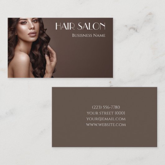 Hair Salon Visitenkarte 名刺 (正面/裏面)