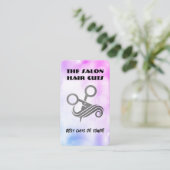 Hair Scissors Logo | Beauty Salon 予約カード (スタンド正面)