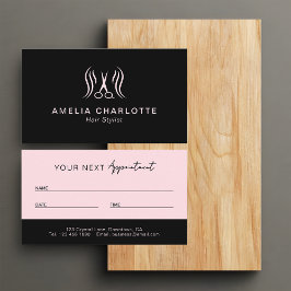 Hair Stylist Appointment Card | Stylists Booking 予約カード