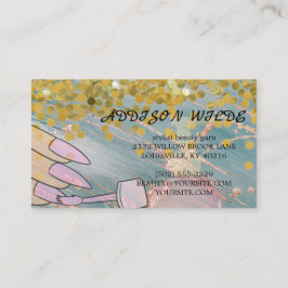  Hair Stylist Cute Scissor Minimalist  名刺