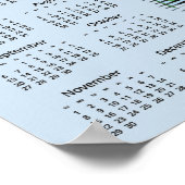 Hair Stylist Design 2026 Calendar Poster ポスター (角)