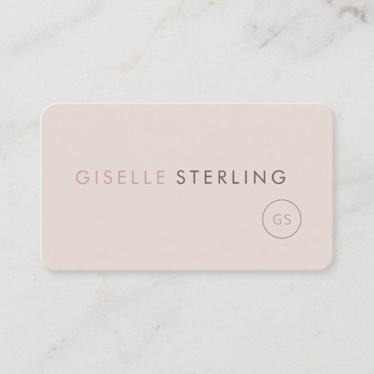 Hair Stylist Feminine Professional 名刺 (正面)