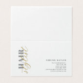 Hair Stylist Modern Minimalist Plain Profile 名刺 (外部フラット)