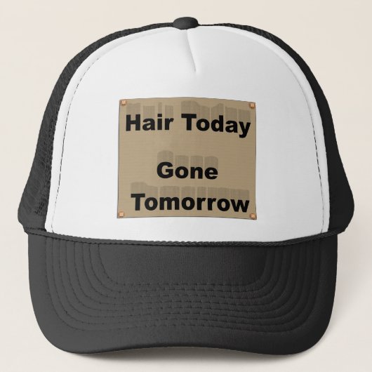 Hair Today Gone by Kenneth Yoncich キャップ (正面)