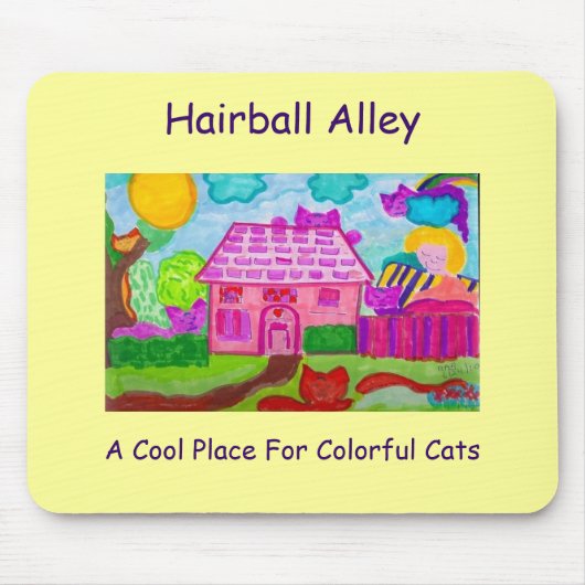 Hairballの細道のマウスパッド2 マウスパッド (正面)