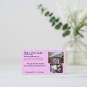 HAIRBALLの細道の任意猫 名刺 (スタンド正面)