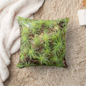 Haircap Moss Throw Pillow クッション (ブランケット)