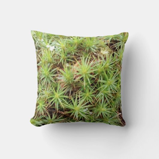 Haircap Moss Throw Pillow クッション (正面)