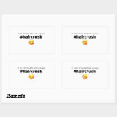 #haircrushステッカー1 長方形シール (シート)