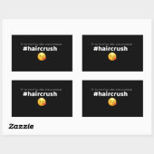#haircrushステッカー2 長方形シール (シート)