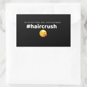 #haircrushステッカー2 長方形シール (バッグ)