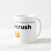 #haircrushマグカップ1 コーヒーマグカップ (正面右)
