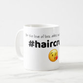 #haircrushマグカップ1 コーヒーマグカップ (正面左)