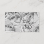 Hairdresser Appointment Reminder Black Marble 名刺 (正面)