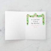 Hairdresser Cartoon Ethnic Thank You from Customer カード (内部)