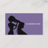 Hairdresser - Purple & Pink 名刺 (正面)