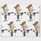 Hairdresser With Scissors ラッピングペーパー (フラット)