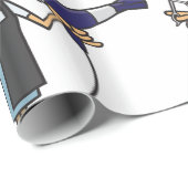 Hairdresser With Scissors ラッピングペーパー (ロールコーナー)