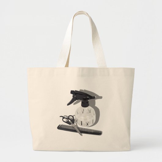 HairdresserItems060910Shadows ラージトートバッグ (正面)