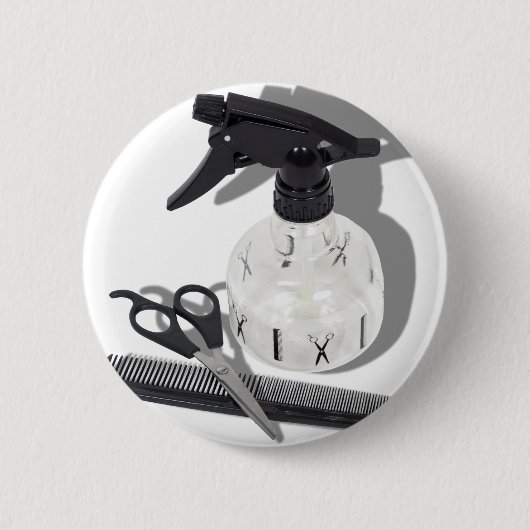 HairdresserItems060910Shadows 缶バッジ (正面)