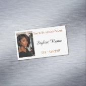 Hairdressing Fridge Magnet African-American マグネット名刺 (インサイチュ)