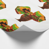 Hairitageの頭部の覆いのギフト用包装紙 ラッピングペーパー (角)