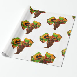 Hairitageの頭部の覆いのギフト用包装紙 ラッピングペーパー