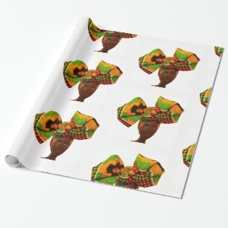 Hairitageの頭部の覆いのギフト用包装紙 ラッピングペーパー