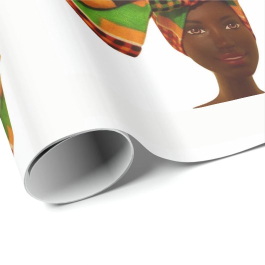 Hairitageの頭部の覆いのギフト用包装紙 ラッピングペーパー (ロールコーナー)