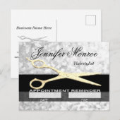 Hairstylistアポイントメント ポストカード (正面/裏面)