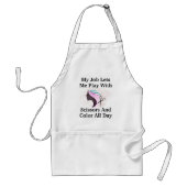 Hairstylistジョブおもしろい文 スタンダードエプロン (正面)