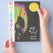 Hairstylist Discount Offer Flyer チラシ (手)