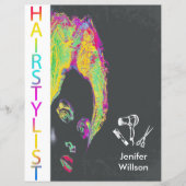 Hairstylist Flyer チラシ (正面)