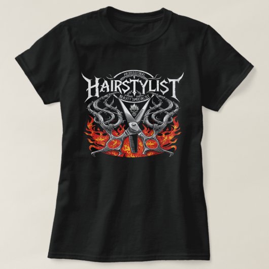 Hairstylist Professional Beauty Specialist Wear  Tシャツ (デザイン正面)
