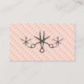 Hairstylist Salon Beauty Parlor Scissors & Combs 名刺 (正面)