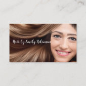 Hairstylist Trendy Simple Beauty Business Cards 名刺 (正面)