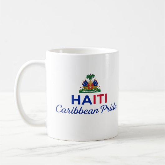 Haiti国章|日常の誇り コーヒーマグカップ (左)