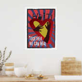 HAITI – 一緒に癒すことができる ポスター (キッチン)