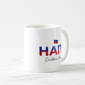 Haiti 島の名前 | 毎日を誇りを持って コーヒーマグカップ (正面右)