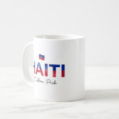 Haiti 島の名前 | 毎日を誇りを持って コーヒーマグカップ (正面左)