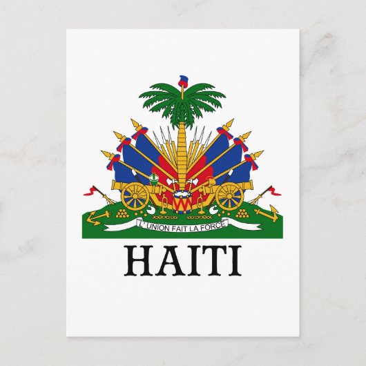 HAITI – 紋章・紋章・紋章・紋章 ポストカード (正面)