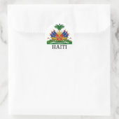 HAITI – 紋章・紋章・紋章・紋章 ラウンドシール (バッグ)