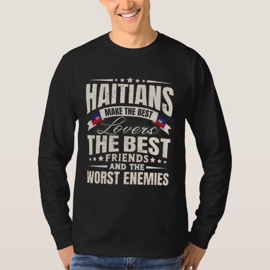 Haiti Best Haitians Men & Women Tシャツ (正面)