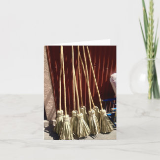 Haiti Brooms空白のノートカード サンキューカード