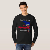Haiti Is In My DNA Haitian flag day Pride Haiti Tシャツ (正面フル)