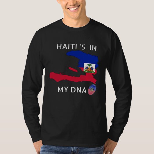 Haiti Is In My DNA Haitian flag day Pride Haiti Tシャツ (正面)