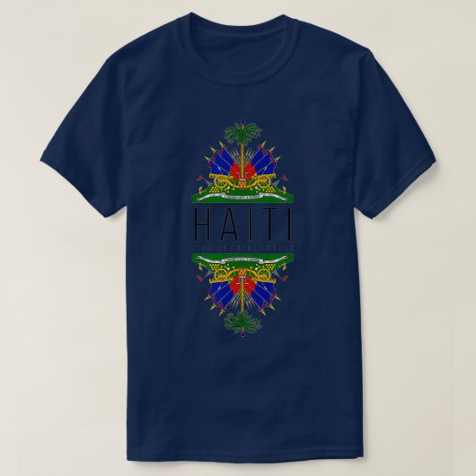 Haiti L'union Fait la Force Tシャツ (デザイン正面)
