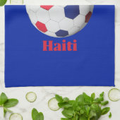 Haiti Soccer キッチンタオル (折り畳み)
