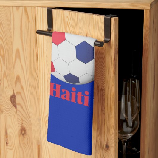 Haiti Soccer キッチンタオル (三つ折り)