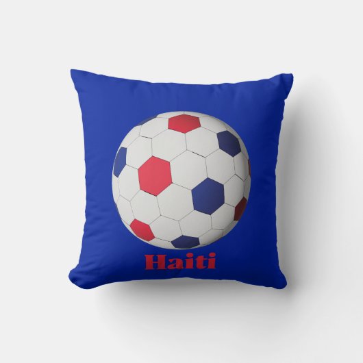 Haiti Soccer クッション (正面)